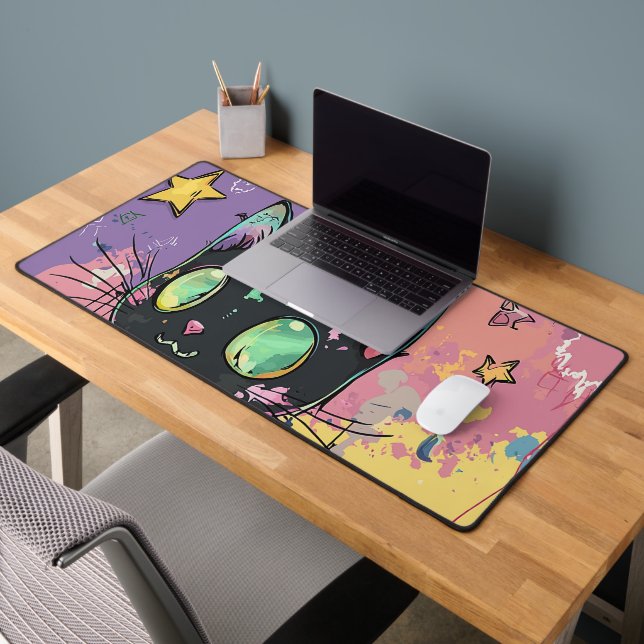 Cute Kawaii Pastel Goth Patchwork Gothique Déplais (Bureau 2)