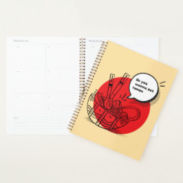 Cute Kawaii Ramen - Funny Japanese Food  Planer