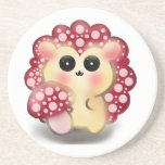 Cute Kawaii Red Mushroom Hedgehog Toadstool Art Getränkeuntersetzer<br><div class="desc">Add a touch of forest magic to your day with this incredibly cute Mushroom Hedgehog design! This adorable woodland hybrid character features a glossy red toadstool cap with pink dots and big, sweet anime-style eyes. This kawaii illustration perfectly captures the trendy cottagecore and fairycore aesthetics. It makes a wonderful gift...</div>