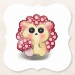 Cute Kawaii Red Mushroom Hedgehog Toadstool Art Untersetzer<br><div class="desc">Add a touch of forest magic to your day with this incredibly cute Mushroom Hedgehog design! This adorable woodland hybrid character features a glossy red toadstool cap with pink dots and big, sweet anime-style eyes. This kawaii illustration perfectly captures the trendy cottagecore and fairycore aesthetics. It makes a wonderful gift...</div>