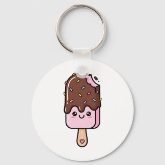 Cute Kawaii Smiling Popsicle Schlüsselanhänger