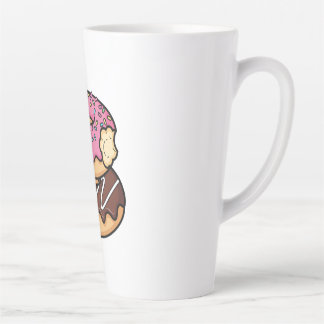 Cute Kawaii Stacked Donuts Illustration Milchtasse