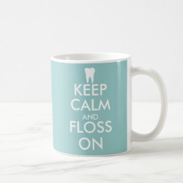 Cute Keep Calm et soie sur Mug pour le bureau du d