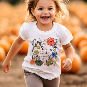 Cute Kids Thanksgiving Herbst  T-Shirt