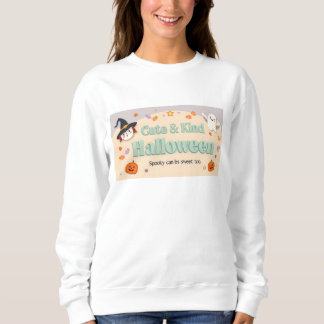 🧡 ✨ „Cute & Kind Halloween“ Kollektion 🎃🌿 Sweatshirt