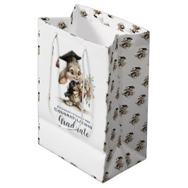  Cute Kindergarten Graduation Bunny Design Mittlere Geschenktüte