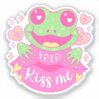 Cute Kiss Me Frog - Xoxo