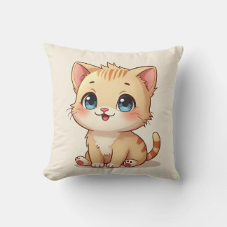 Cute kitten coussin