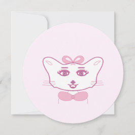 Cute kitten einladung