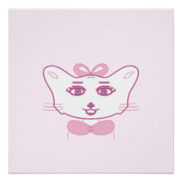 Cute kitten poster