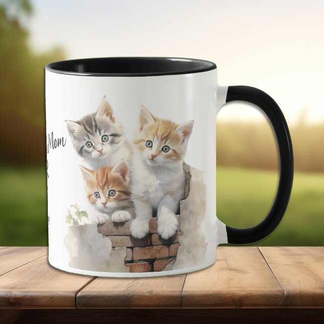 Cute Kittens Meilleur Chat Maman Jamais Mug (Créateur téléchargé)