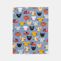 Cute Kitty Cat Blue