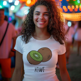cute kiwi green summer aesthetic T-Shirt