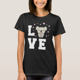 Cute Koala Heart Koalas Animal Australia Cute Koal T-Shirt