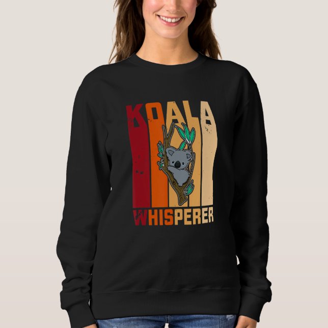 Cute Koala Koala Biologist Australia Sweatshirt (Vorderseite)