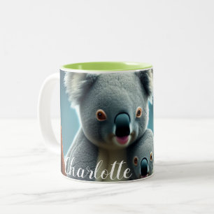 Cute Koala Maman et bébé Mug Cadeau Nouveau-né