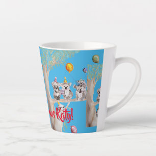 Cute Koala Merry Koalamus Noël Latte Mug