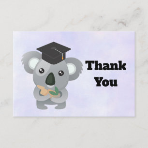Cute Koala Oear en Merci de capuchon de diplôme
