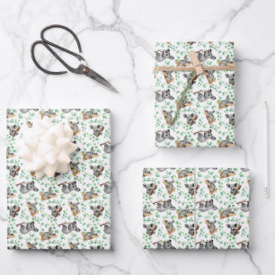 Cute Koala Ours Eucalyptus Feuilles Cadeau bébé