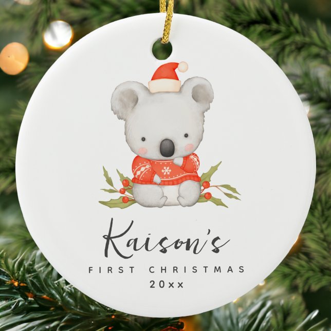 Cute Koala Première décoration personnalisée de No (Créateur téléchargé)