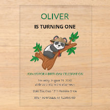 Cute Koala Wild Animal Kids First Birthday