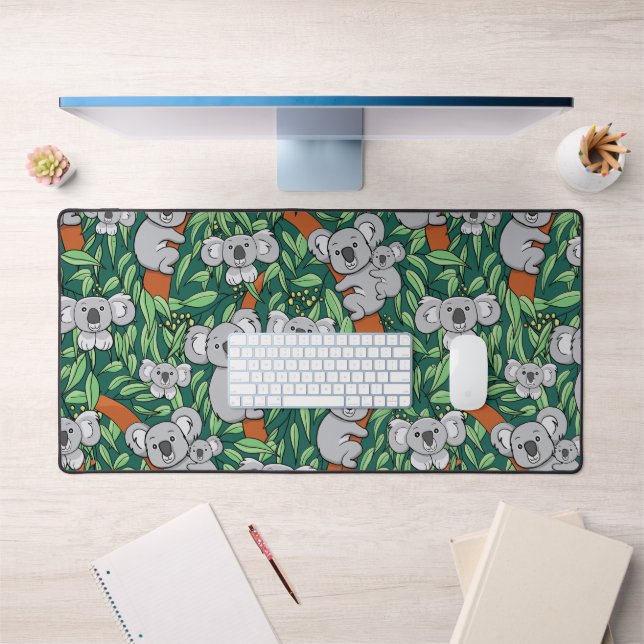 Cute Koalas Green (Bureau 1)