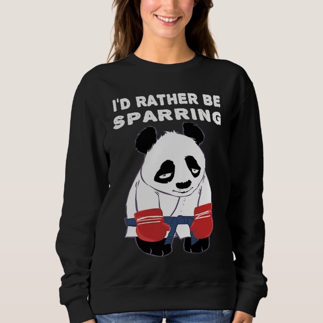Cute Kung Fu Karate Panda Sweatshirt (Vorderseite)