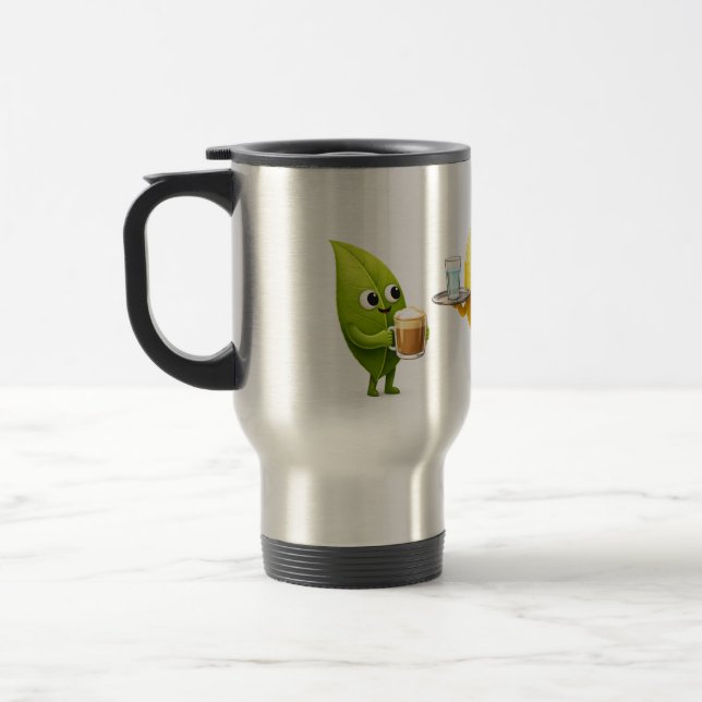 Cute Lemon Tea Friends – Classic Mug (Gauche)