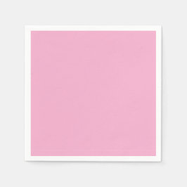Cute Light Pink Solid Napkins Serviette