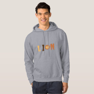 Cute Lion Grafik-T-Shirt – „Löwe“ Lustiger Tier-Ho Hoodie
