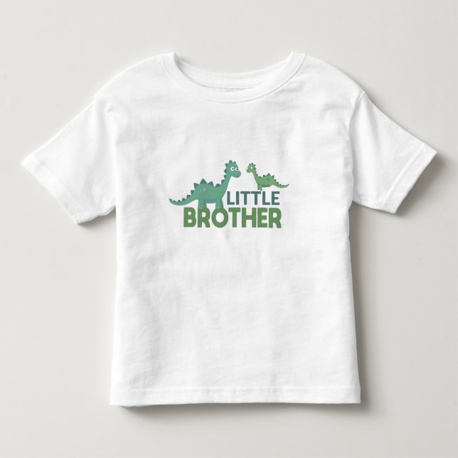 Cute Little Brother Dinosaur Kleinkind T-shirt (Vorderseite)