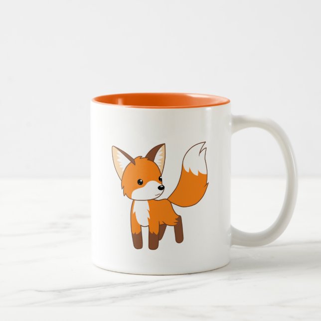 Cute Little Fox Coffee Mug (Droit)