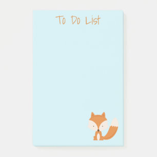 Cute Little Fox Post-it® Notes