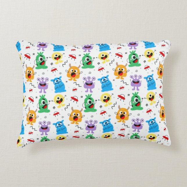 Cute Little Monsters Dekokissen (Vorderseite)