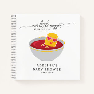 Cute Little Nugget Girl Baby shower livre d'invité