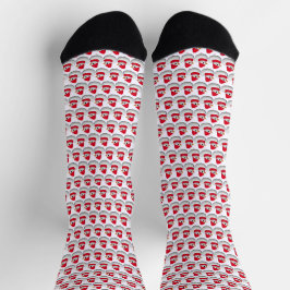 Cute Little Snowduck | Snowman Duck Pattern | Red Socken