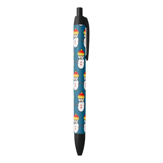 Cute little snowman Gift Ideas Kugelschreiber (Unterseite (Vertikal))