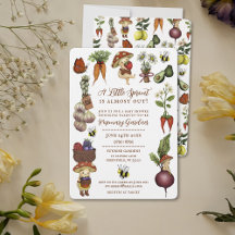 Cute Little Sprout Farmers Market Baby Shower