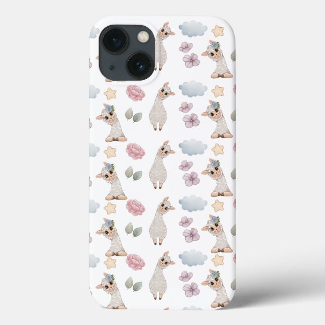 CUTE LLAMA Case-Mate iPhone case (Rückseite)