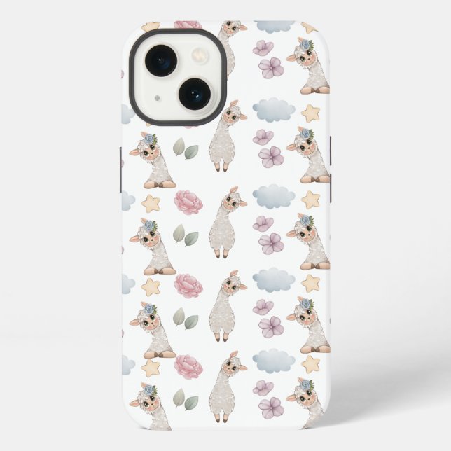 CUTE LLAMA Case-Mate iPhone case Hülle (Rückseite)