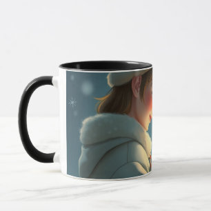 Cute Love couple tasse de café