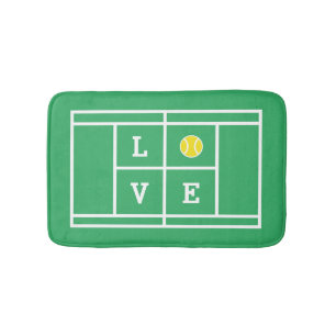 Cute LOVE tennis tapis de bain pour salle de bain