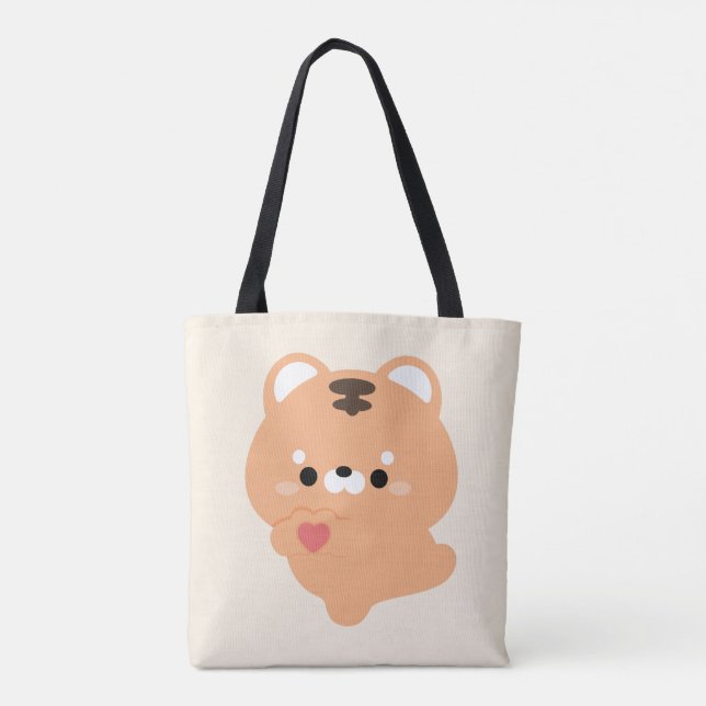 Cute Love Tiger Tasche (Rückseite)