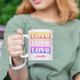 Cute Love Valentines Day Mug personnalisé