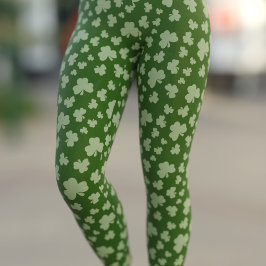Cute Lucky Green Jour de la Saint Patrick Leggings