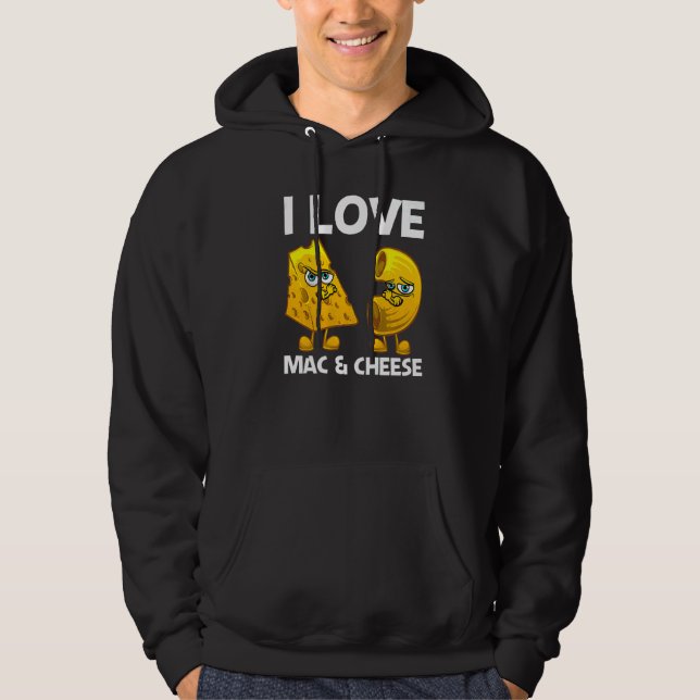 Cute Mac & Cheese For Men Women Macaroni Cheese    Hoodie (Vorderseite)