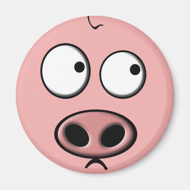 Cute Magnet de porc (Devant)