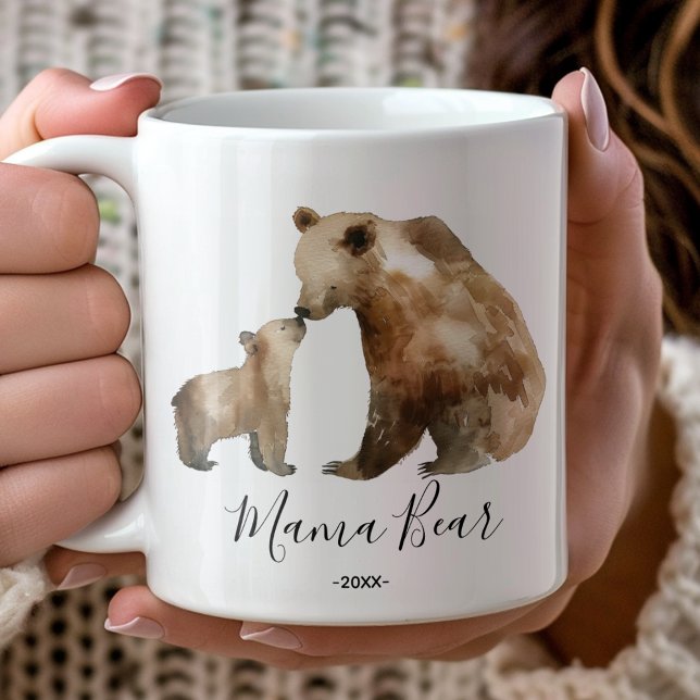 Cute Mama Bear Coffee Mug (Créateur téléchargé)