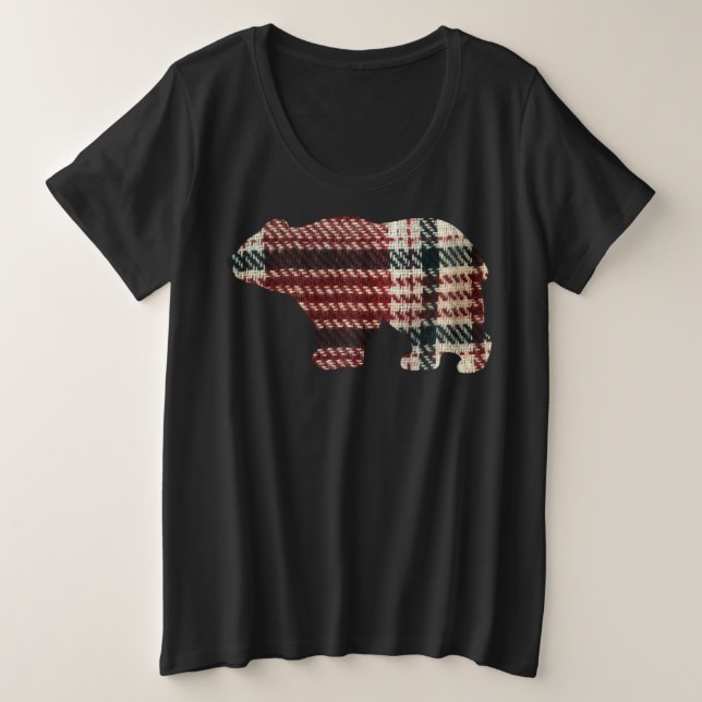 Cute Mama ours design mère cadeau jour cadeau noir (Design devant)