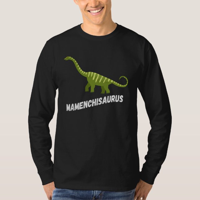 Cute Mamenchisaurus Dinosaur T-Shirt (Vorderseite)